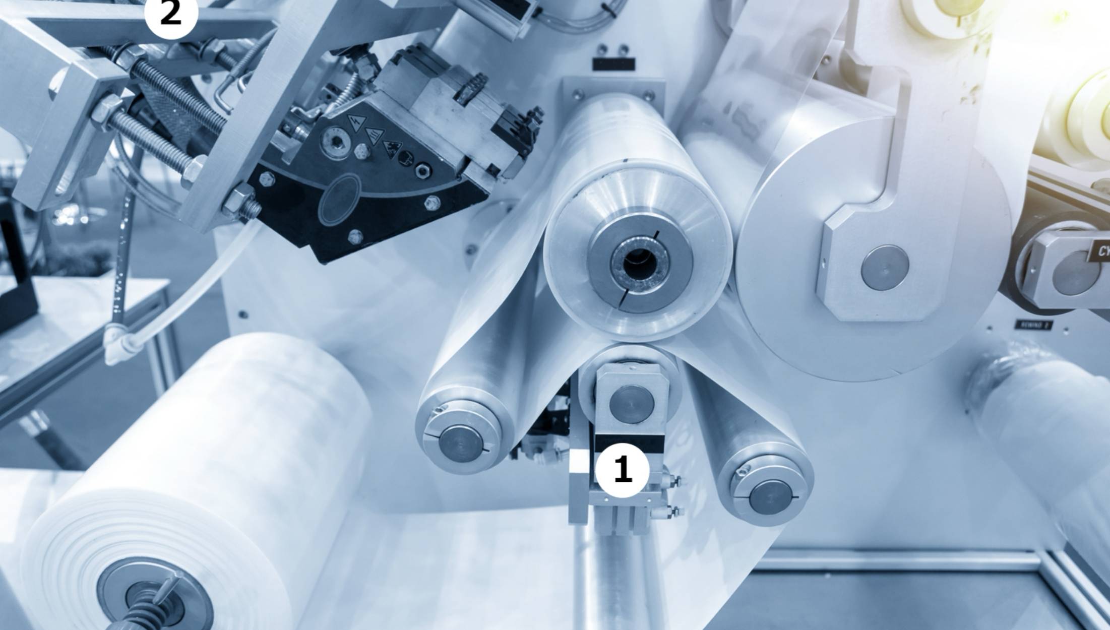 電極シートのハンドリング装置　(コーター・スリッター等)