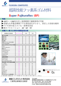 超⾼性能フッ素系ゴム材料