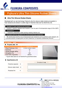 Fujikura’s Ultra Thin Silicone Rubber Sheets