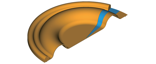 ダイアフラム断面モデル図